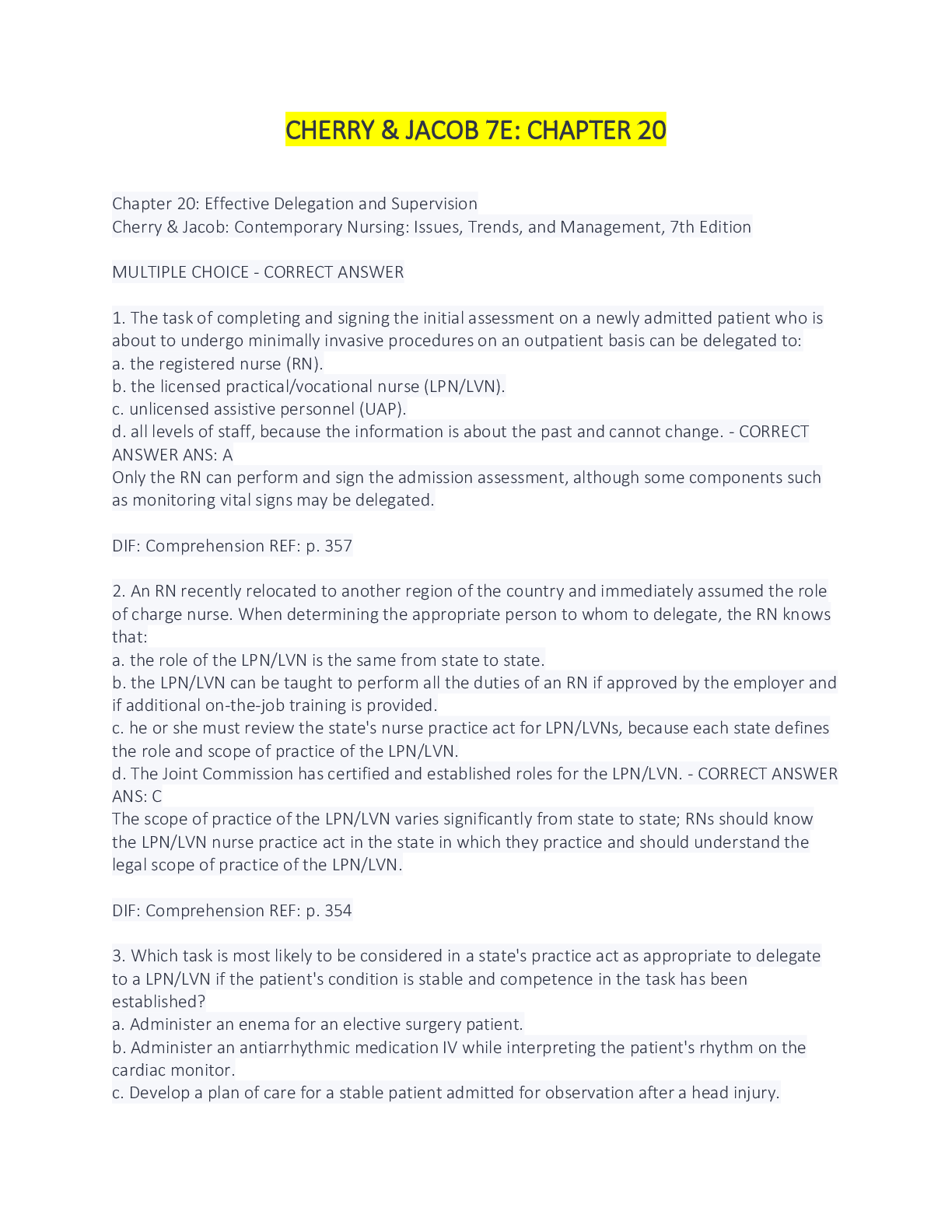 Preview image of Cherry & Jacob 7e Chapter 20 document